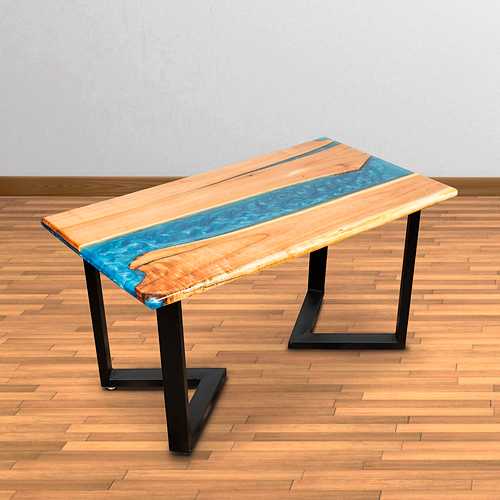 Blue Horizon Resin Table