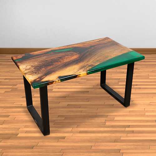 Emerald River Resin Table