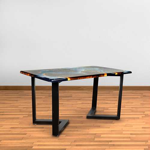 River of Life Resin Table