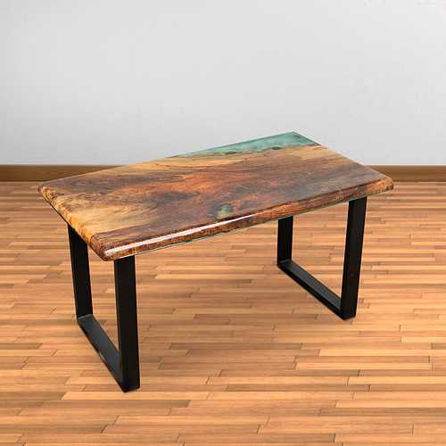 Sapphire Horizon Resin Table